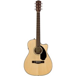 Fender CC-60SCE Concert Acoustic/Electric w/ Cutaway Walnut Fingerboard (Natural)
