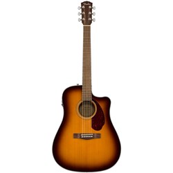 Fender CD-140SCE Dreadnought Acoustic Guitar w/ Cutaway & Pickup (Sunburst) inc Case