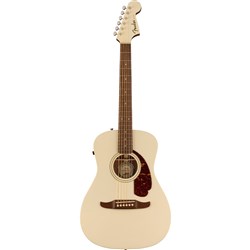 Fender Malibu Player Walnut Fingerboard Tortoiseshell Pickguard (Olympic White)