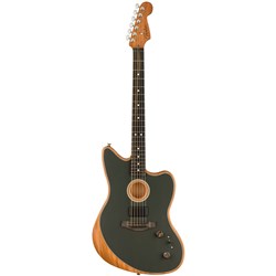 Fender American Acoustasonic Jazzmaster Ebony Fingerboard (Tungsten) inc Gig Bag