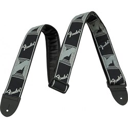 Fender 2" Monogrammed Strap (Black/Grey/Dark Grey)