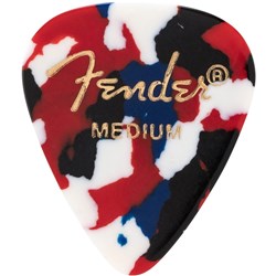 Fender 351 Shape Premium Celluloid Picks 12-Pack - Medium (Confetti)