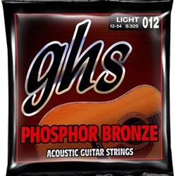GHS Phosphor Bronze 6-String Light Acoustic Guitar Strings (12-54)