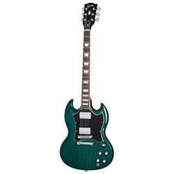 Gibson SG Standard (Translucent Teal) inc Hardshell Case