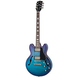 Gibson ES-399 (Figured Blueberry Burst) inc Hard Shell Case