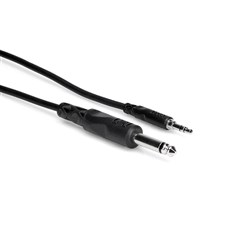Hosa CMP-110 1/4" TS to 3.5mm mm TRS Cable, 10ft
