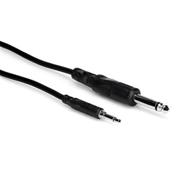Hosa CMP-303 3.5mm TS to 1/4" TS Mono Interconnect Cable (3ft) (90cm)