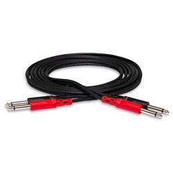 Hosa CPP-206 Dual 1/4" TS to Same Cable (6m)