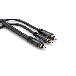 Hosa CYA-103 RCA to Dual RCA Y-Cable (3ft)