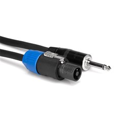 Hosa SKT-405Q REAN Loudspeaker to 1/4" TS Pro Speaker Cable (5ft)