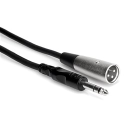 Hosa STX-102M 1/4" TRS to XLR(M) Balanced Interconnect Cable (2ft)