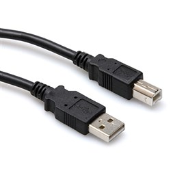 Hosa USB-215AB Type-A to Type-B Cable 15ft (4.5m)