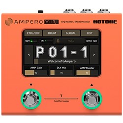 Hotone Ampero Mini Compact Amp Modeller & Effects Processor (Orange)
