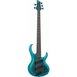 Ibanez BTB605MS CEM 5-String Electric Bass inc Hard Case (Cerulean Aura Burst Matte)