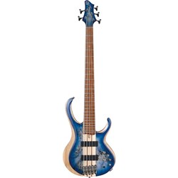 Ibanez BTB845 CBL 5-String Electric Bass inc Hard Case (Cerulean Blue Burst)