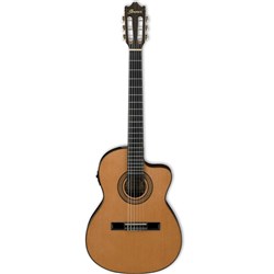 Ibanez GA5TCE Classical Guitar w/ Cutaway & Pickup (Amber High Gloss)