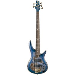 Ibanez SR2605 CBB Premium 5-String Electric Bass Guitar (Cerulean Blue Burst)