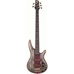 Ibanez SR5CMDX BIL Premium 5-String Electric Bass inc Gig Bag (Black Ice Low Gloss)
