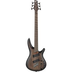 Ibanez SRC6MS 6-String Multi-Scale Bass Guitar (Black Stained Burst Low Gloss)