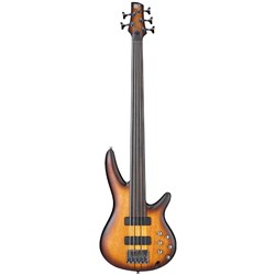 Ibanez SRF705 Bass Workshop 5-String Fretless Bass (Brown Burst Flat)
