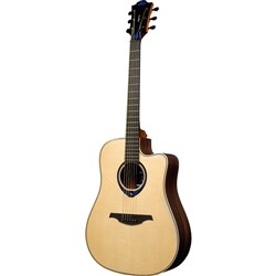 Lag Hyvibe 30 Smart Guitar w/ Bearclaw Spruce Top Top (Natural)