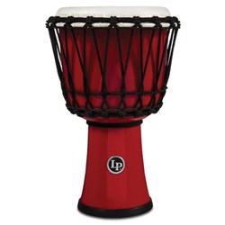 LP 7" Rope Tuned Circle Djembe with Perfect-Pitch Head (Red)