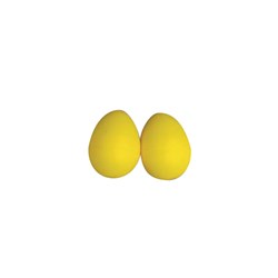 Mano Percussion EM102 Egg Shaker Pair (Yellow)