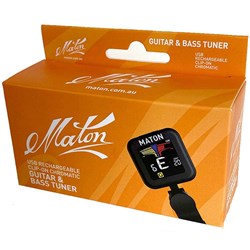 Maton USB Rechargeable Clip-On Guitar & Bass Tuner