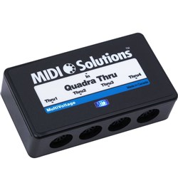 MIDI Solutions 1-In/4-Out Quadra Thru