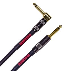 Mogami Overdrive Straight to Right Angle Guitar Cable (12ft)