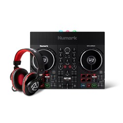 Numark Party Mix Live DJ Controller Bundle w/ FREE HF175 Headphones