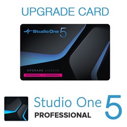 PreSonus Studio One Pro 1-4 to Pro 5 Upgrade (Physical Card)