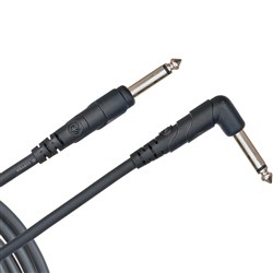 D'Addario Classic Series Right Angled Instrument Cable (10ft)