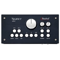 Radial Nuance Select Studio Monitor Controller Matched Attenuation Technology