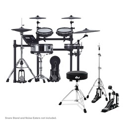 Roland TD27KV 2 V-Drums Drum Kit w/ DW Hardware Bundle