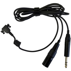 Sennheiser Cable-II-X3K1-Gold Straight Cable w/ XLR & 1/4 Connectors for HMD Headsets