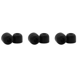 Shure EACYF1-6M Medium Comply Series Black Foam Sleeves (3 Pair)