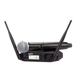 Shure GLXD24+ / B58 Digital Wireless Handheld System BETA58A Vocal Microphone