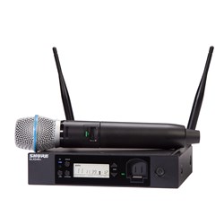 Shure GLXD24R+ / B87A Digital Wireless Rack System w/ BETA87A Vocal Microphone