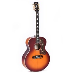Sigma SGJA-SG200 Grand Jumbo Acoustic Guitar w/ Solid Top & Pickup (Autumn Burst)