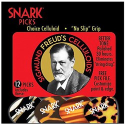 Snark Sigmund Freud's Celluloid Guitar Pick 12-Pack - Medium (.70mm)