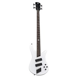 Spector NS Dimension HP 4 Multi-Scale Electric Bass Guitar (White Sparkle Gloss)