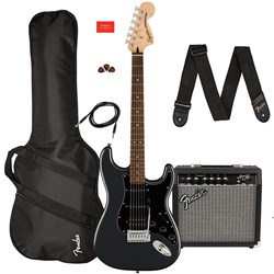 Tremolo - Pyle Electric Guitar and Amp Kit Cable Blue Full Size Instrument w/Humbucker Pickups Bundle Beginner Starter Package Includes Amplifier Pick Strings Case Strap Tuner 