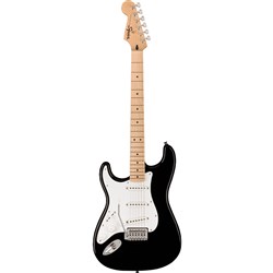 Squier Sonic Stratocaster Left-Handed Maple Fingerboard White Pickguard (Black)