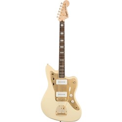 Squier 40th Anniversary Jazzmaster Gold Edition Laurel FB (Olympic White)