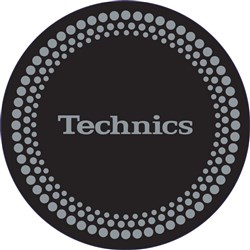 Technics Silver Dot Slipmats (Pair)