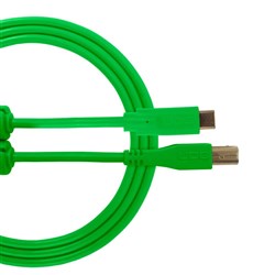 UDG Ultimate Audio Cable USB 2.0 C-B (Green) Straight 1.5m