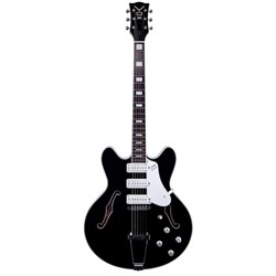 Vox Bobcat S66 Electric Guitar w/ Hardshell Case (Black)