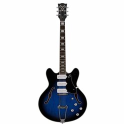 Vox Bobcat S66 Electric Guitar w/ Hardshell Case (Sapphire Blue)