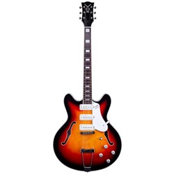 Vox Bobcat S66 Electric Guitar w/ Hardshell Case (Sunburst)